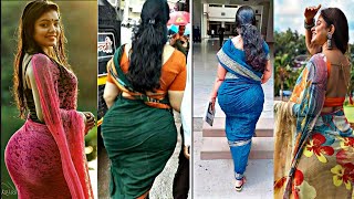 aunty showing back stunning look//#aunty_lover//
