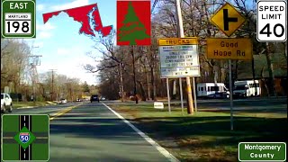 20171225 #2 (Maryland) State Route 198 Eastbound #1