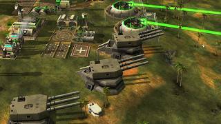 USA Supreme Commander vs 3 GLA BOSS - Command & Conquer Generals Apocalyptic