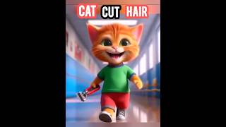 Cat cuts other cats' Hair🙀! #cat #cute #kitten #funny #catlover #kitty #shorts #youtubeshorts