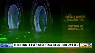 Flooding in Grand Rapids left streets, cars underwater