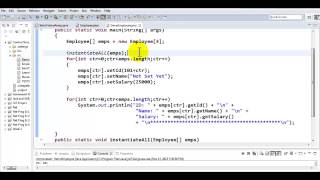 Java - Array of Objects Part 3