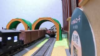 Hoscale 3灯式自動信号機とキハ40系とDD51 ワム80000【雪奈會】 【GoPro】part 4