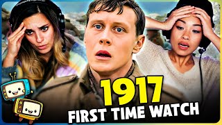 1917 Stressed Us Out! | Movie Reaction | First Time Watching! | George MacKay