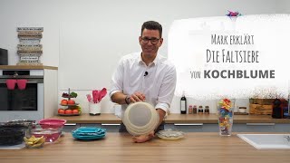 cooklife.de - Mark erklärt - Die Faltsiebe von KOCHBLUME