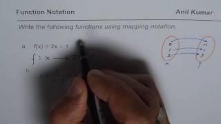 A Note on Mapping Notation with Examples