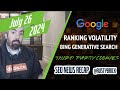 Gvolatility, Bing Generative Search, Reddit Blocks Bing, Sticky Cookies, AI Overview Ads & SearchGPT