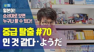 [JLPT N3 대비] 추측, 비유 ようだ (한글만 알면 누구나 할 수 있는 하테나일본어)