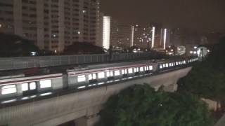 港鐵馬鞍山綫：屯馬綫列車 (D397/398) 於馬鞍山綫上試車 (經沙田圍站)