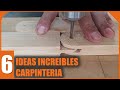 💥TOP💥 6 IDEAS GENIALES para hacer con madera