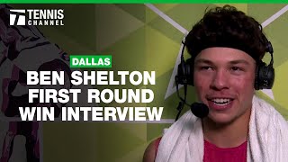 Ben Shelton Doesn't Trust Radar Gun on 159 MPH Serve | 2025 Dallas