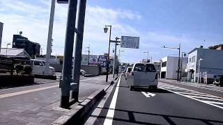 自転車動画　左折巻き込み注意!＆模範的な左折をするラパン