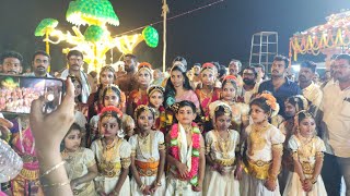 Trishi Frist Bharatanatyam Performance in Ammavari Temple |Bhogpuram|