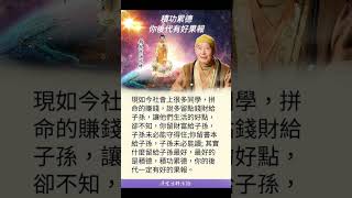 積功累德，你的後代一定得好果報丨淨空法師