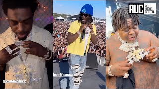 Rappers React To Getting Free Diamond Chains At Rolling Loud Kodak Black, Chief