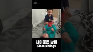 행복해지는 아기들 웃음 Babies laugh #baby #babyshorts #아기 #남매 #siblings