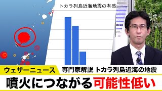 【専門家解説】トカラ列島近海の地震／噴火につながる可能性低い