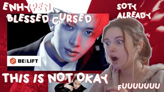 FJDHDHDHDH | ENHYPEN (엔하이픈) 'Blessed-Cursed' Official MV | reaction