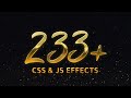 233+ | Html CSS & Javascript Animation Hover Effects & Responsive Website Design