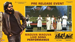 Maguva Maguva Song Live Performance - Vakeel Saab Pre Release Event | Pawan Kalyan