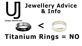 Jewellery Advice and Info. Titanium Rings = No