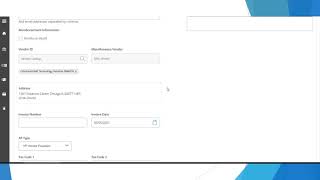 Payment Request entry in Self-Service