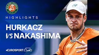 Hubert Hurkacz vs Brandon Nakashima | Round 2 | French Open 2024 Highlights 🇫🇷