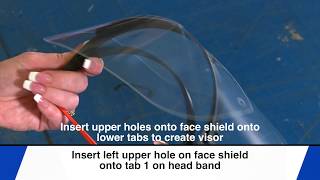 Face Shield Assembly Instructions