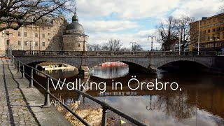 Sweden - Walking in Örebro, along the river, Örebro Castle