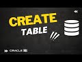 How to CREATE TABLE in Oracle Database using Oracle Live SQL, ATP, ADW,..etc
