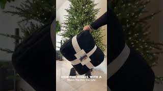 Here’s how to make your Christmas Tree taller #christmastree #christmastreehack