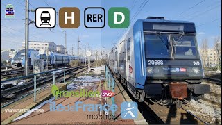 Gare de Saint Denis RER D, Ligne H du Transilien | Just Train