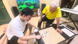 退休生活（父子切磋圍棋）