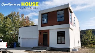 The First Shipping Container Family Home in Calgary, Canada