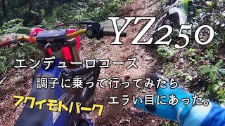 YZ250 エンデューロコースでエラい目にあった。　　　　VOL.60