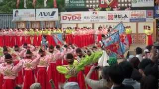 ほにや　高知よさこい祭り　全国大会　高知城演舞場　2012.　8.12