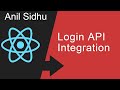 React js project # Login with API