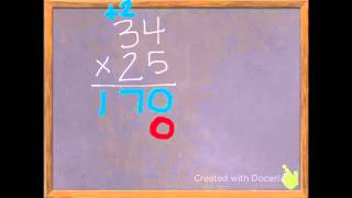Multiplication Standard Algorithm