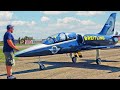 82KG XXXL L-39 ALBATROS RC TURBINE JET SHOW FLIGHT DEMONSTRATION