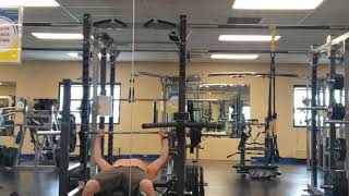 215lbs for 1 rep