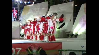 ２００７よさこい祭り　後夜祭　「桜（高知中央高等学校）」