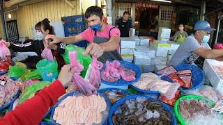 今天就是一波炸的爆炸買氣 興達港王中皇 帥城武 高雄興達港 海鮮叫賣 叫賣哥