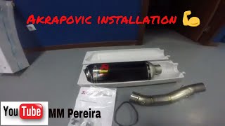 2017 2018 Aprilia RSV4 Akrapovic Installation \u0026 First start