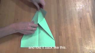 How to make a flying fox paper plane