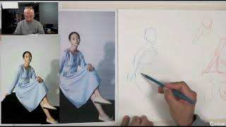 金政基速写示范①⑤Demonstration of KimJunggi's Sketching