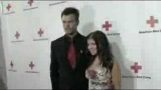 Fergie and Josh Duhamel arriving at American Red Cross Of Santa Monica's Annual "Red Tie Affair"
