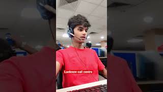 Call centre mai call kaise lete hai 💯☎️#thugri, #lucknow call centre job  #callcenter #bpo
