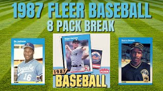 The GOAT of Junk Wax?  1987 Fleer MLB Baseball Cards Pack Break