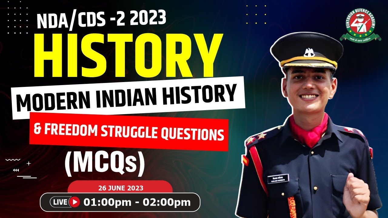 Modern Indian History & Freedom Struggle Questions Class | History ...