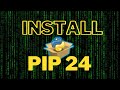 How to Install PIP 24.0  for Python in Windows (2024)